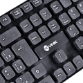 Teclado Usb Dynamic Chocolate Abnt2 Cabo 1.8m Preto - Vinik - Dt160