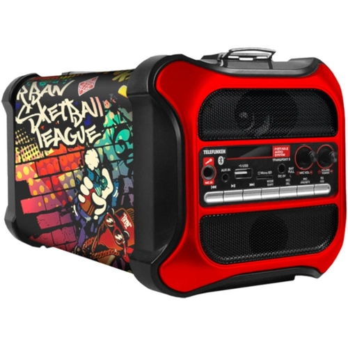 Caixa de Som Ativa Portatil 120w Transport-5