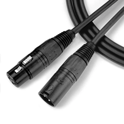 Cabo para Microf. Ninja Lw 0,20 Mm Xlr M/ Xlr f Ninja 15ft 4,57m Preto