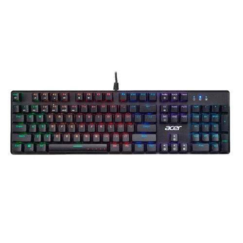 Teclado Gamer Acer Nitro TKL NKW202 LED retroiluminado RGB customizável USB