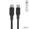 Cabo Usb Tipo c para Mini Usb b 2.0 para Type c Tipo c 1 Metro Preto - Pucmbp-1