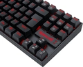 Teclado Mecânico Redragon Kumara Single Color, Com fio, ABNT2, Switch Azul, Preto - K552-2 (PT-BLUE)