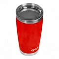 Copo Térmico Tumbler 20 OZ  591ml com tampa -QGK (Vermelho)