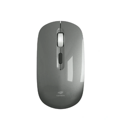 Mouse Sem Fio, Recarregável, M-W80GY, Cinza, C3Tech