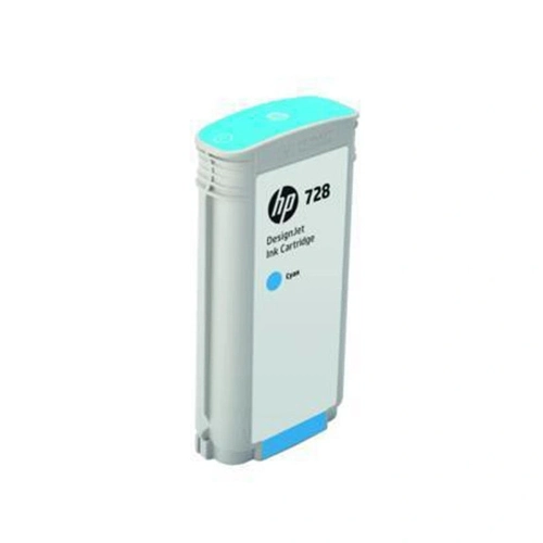 Cartucho De Tinta Hp 728 Ciano Pluk 130 Ml F9j67a