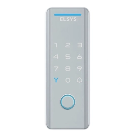 Fechadura Digital de Sobrepor Wi-fi Com Biometria Esf-ds4100v Tecno Prata Elsys