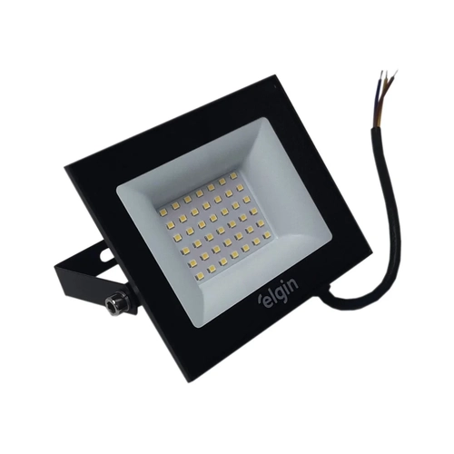 Refletor 6500K Bivolt 30W Externo Elgin