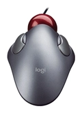 Mouse Logitech Marble Trackman Usb/ps2 Prata 910-000806