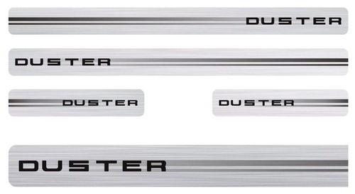 Soleira Protetora Duster 4 Peças Adesivo Resinado