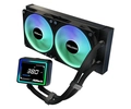 Water Cooler Asrock Challenger 240 Digital Preto 240mm Argb Com Display