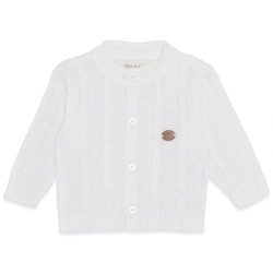 Casaquinho Avulso Tricot Trançado Branco - Unissex