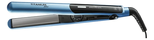 PRANCHA CHAPINHA TITANIUM BLUE PROFISSIONAL BRITANIA 220°C BIVOLT