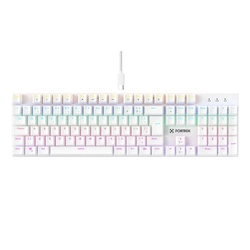 Teclado Gamer Mecânico Fortrek Switch Red Gravity 100 Branco- 84976