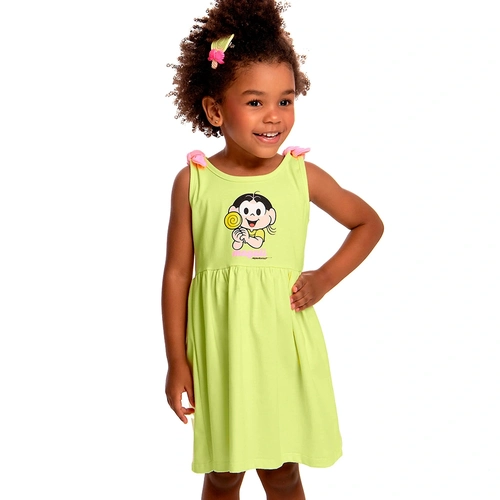 Vestido Regata Byg Gus Magali Feminino - Verde Limão