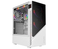 Gabinete Gamer Set White Ghost - Lateral Em Vidro - Pcyes - Gswgpbr