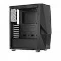 Gabinete Gamer Aerocool Zauron Saturn Preto Rgb Lateral Vidro