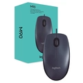 Mouse C/ Fio Ambidestro Usb M90 - Logitech