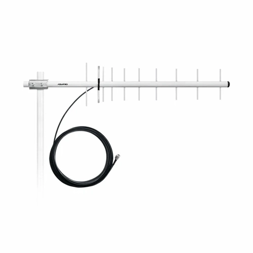 Antena Externa Para Celular De Curta Distância Aquário Cf-814c Com 800 Mhz e Ganho De 14 Dbi Acompanha Cabo 10 Metros