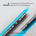 Notebook ASUS Vivobook Go 15, Intel Core i3 N305, 8GB, 512GB SSD, KeepOS, 15,6 LED FHD, Cool Silver
