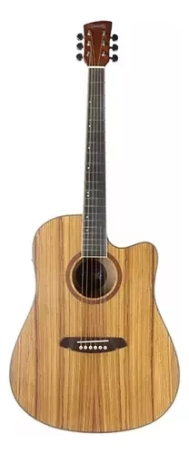 VIOLÃO ELÉTRICO SAFIRA 41 – TAMPO EM ZEBRA / FOSCO