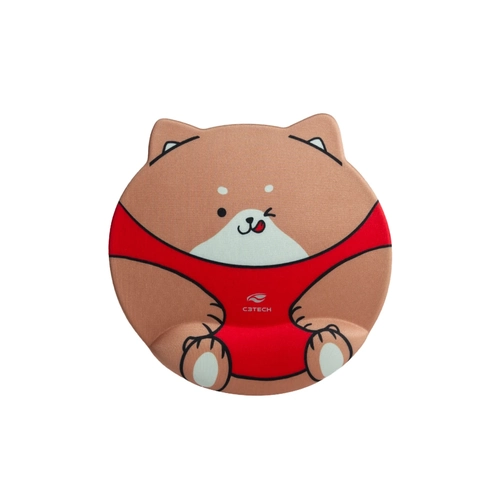 Mouse Pad C3tech Com Apoio em Gel - MP-500RD