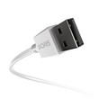 Cabo para Celular Tablet Carregamento Usb a 2.0 Macho P/ Usb Tipo-c - Branco - 1 Metro - Puacb-01