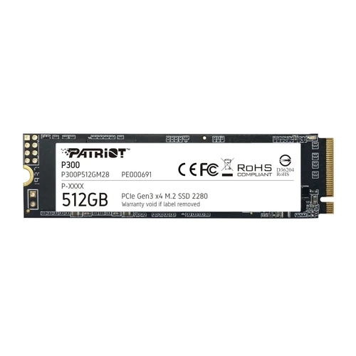 HD SSD 512gb Patriot Nvme M.2 2280 - P300p512gm28