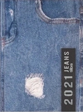 Agenda Jeans 2021, 112 Folhas, 123mm x 166mm - Tilibra