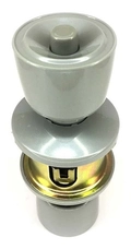 Fechadura Tubular 90mm Cinza Vouga