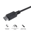 CABO USB TIPO C 2.0 PARA USB TIPO C 2.0 2M PRETO - PUCP-02