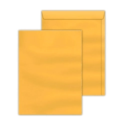Envelope Saco Kraft Ouro 80g 162X229mm Unidade Scrity