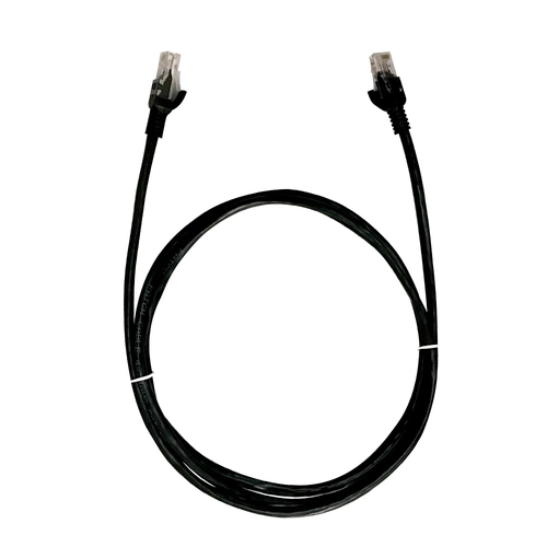 Patch Cord Cabo de Rede CAT5 5M PlusCable Preto - PC-ETHU50BK