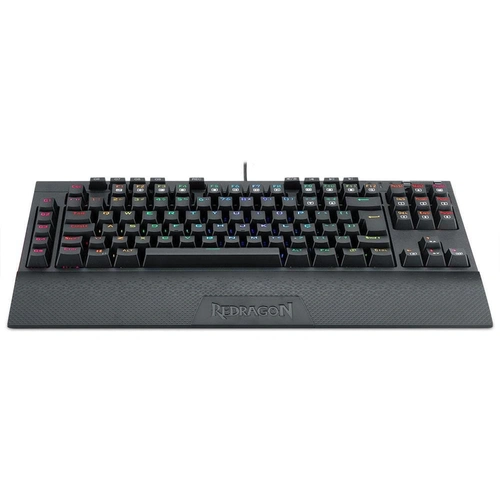 Teclado Gamer Mecânico Redragon BroadSword Pro RGB Switch Blue - K588RGB-PRO PT-BLUE