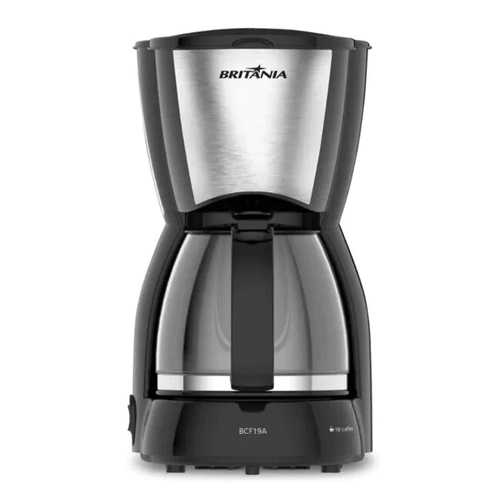 Cafeteira Britania Bcf32a Inox Com Jarra De Vidro 127v