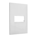 Placa Espelho Tomada Legrand Pial Plus+  1 Posto 4x2 Branco  618501bc