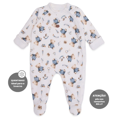 Macacão Manga Longa Forrado Suedine e Soft Masculino – Brinquedos Masculinos