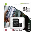 Cartao de Memoria Micro SD de 128GB Class10 Canvas Select Plus 100mb/s SDCS2/128GB - Kingston