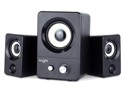 Caixa De Som Mini Subwoofer 2.1 Usb Bright 0590