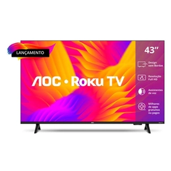 Smart Tv Aoc Roku Tv 43