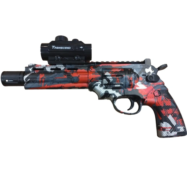 Pistola Elétrica de Gel Short Orbeez - Leão (Camuflada Vermelha)