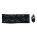 Kit Teclado e Mouse Logitech MK200, Membrana, Com Fio, ABNT2 - 920-002718