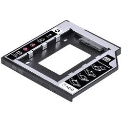 Adaptador Caddy para Hd Ou Ssd Gaveta Dvd Notebook Sata 9.5mm Ac-95
