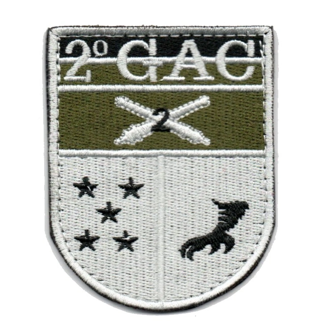 Distintivo de Organização Militar Bordado 2º GAC (DOM)