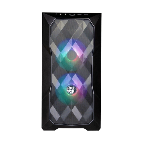 Gabinete Gamer Cooler Master Masterbox TD300 Mesh, Mini Tower, Vidro, s/ Fonte, 3x Fans, ARGB, TD300-KGNN-S00