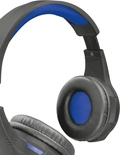 Headset Gamer Trust GXT 307 Ravu para PS4, Drivers 40mm, Preto/Azul - 23250
