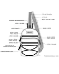Bolsa Transversal c/saque Rápido-  Preto