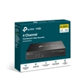 Gravador de Video TP-Link Digital Poe+ Para Segurança Eletronica 4 Canais - NVR1004H-4P