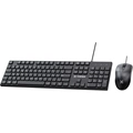 Kit Mouse e Teclado Office c13 Fortrek USB Preto - 84936