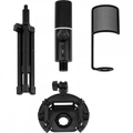 Microfone Gamer Streamplify Mic Tripod Com Tripé Ajustável Preto Rgb Mi-48-rgb-tp-bk