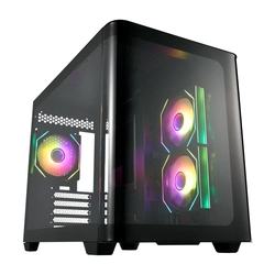 Gabinete FSP S380 Preto C/3 Fans - S380-BA